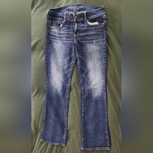 American Eagle Low Rise Kick Boot Jeans